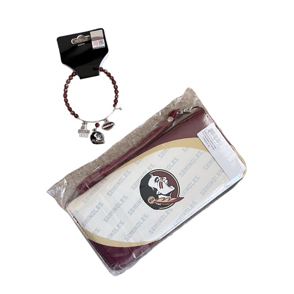 NWT SET FSU bracelet and wristlet/wallet - Picture 2 of 6